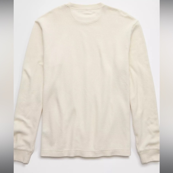 NWT AE Ribbed Long Sleeve Thermal T-shirt, Size XL - Picture 4 of 8